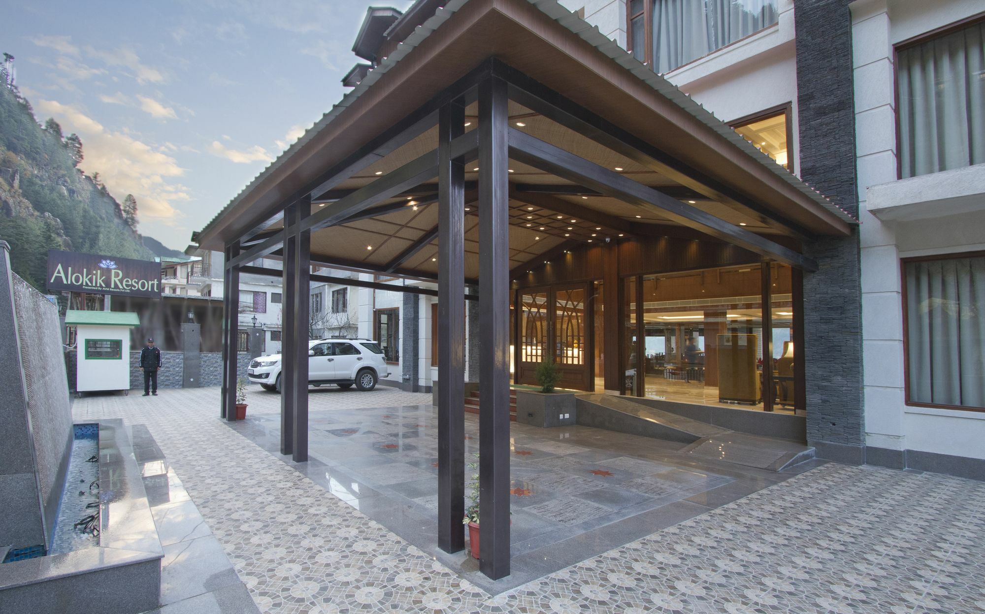 Alokik Resort- Pure Veg Manāli Dış mekan fotoğraf